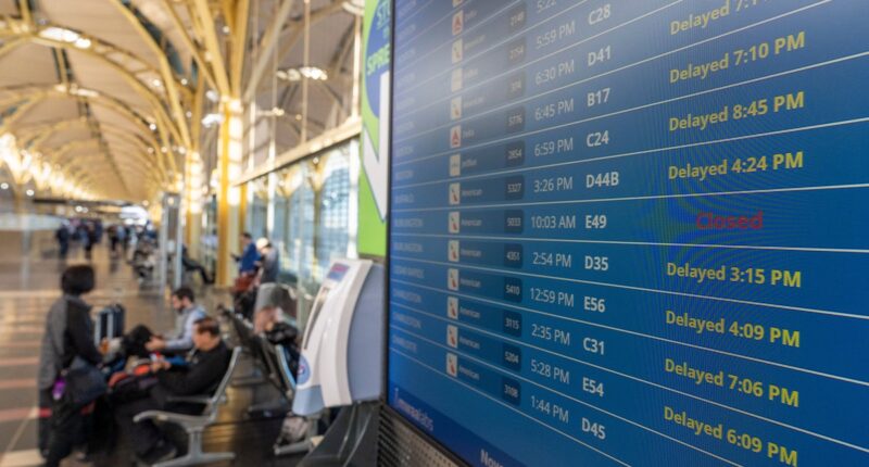 Flight cancellations start to soar as airports comply with cuts over government shutdown