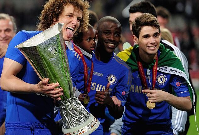 Former Chelsea star Oscar (right) could be forced to retire after reportedly falling ill in Brazil