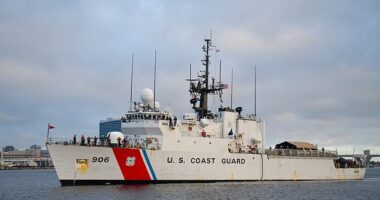 The Coast Guard is pushing back on a report that said the military branch is planning to no longer characterize swastikas as hate symbols, despite a new policy that refers to them instead as 'potentially divisive symbols'