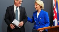 The Prime Minister and European Commission President Ursula von der Leyen struck a new agreement in May that Sir Keir claimed would 'move on' from past spats