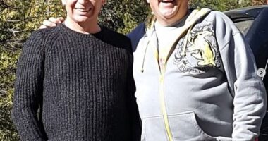 Gary Numan has announced the sudden death of his younger brother, John (pictured) - just hours after breaking down in front of stunned fans during a live performance in Birmingham