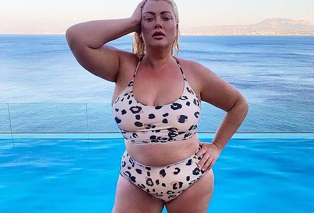 Gemma Collins has revealed she stopped Mounjaro amid fears the weight loss jab left her with agonising gall bladder attack - but she will now start 'microdosing' (pictured in August)
