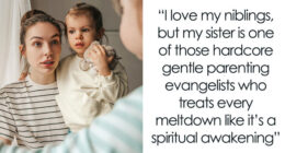 “Gentle Parent” Sister Is Furious After Woman Tells Her Kids To Stop Pouring Juice On The Floor