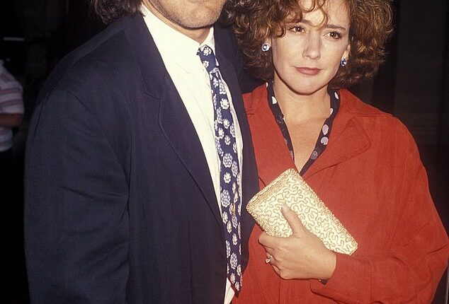 George Clooney and Talia Balsam married in a spontaneous Las Vegas ceremony in December 1989 after five years of dating; (pictured in 1990)