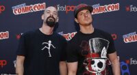 Ghost Adventures star Aaron Goodwin is still reeling after his wife Victoria was arrested for plotting his murder, his close friend and co-star Zak Bagans has revealed exclusively with The Daily Mail (Goodwin pictured L and Bagans R in 2012)