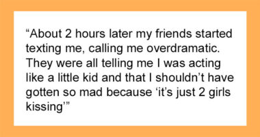 Girlfriend Kisses Another Woman In Front Of Friends, Doesn’t Understand Why BF Wants To Break Up