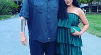 Pennsylvania's Democratic Senator John Fetterman (left) is out with a new memoir, Unfettered, which also includes a chapter written mostly by his wife Gisele Fetterman (right)