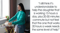 Golden Child Gets Laundry Service From Parents While Younger Daughter Gets Life Lessons, She’s Done