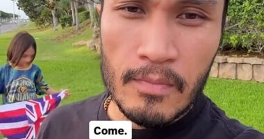 Hawaii residents, including former state Representative Kaniela Ing (pictured), shared their anger with the community after Ewa by Gentry Community Association told locals they can't fly the state flag anymore