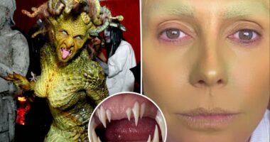 Heidi Klum shares amount of hours it took to transform into Medusa for Halloween 2025 party
