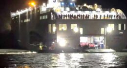 Helmsman ‘was looking at his phone’ when ferry carrying 100s of people ran aground