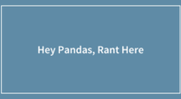 Hey Pandas, Rant Here (Closed)