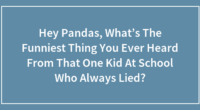 Hey Pandas, What’s The Funniest Thing You Ever Heard From That One Kid At School Who Always Lied?