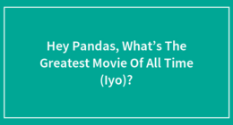 Hey Pandas, What’s The Greatest Movie Of All Time In Your Opinion?