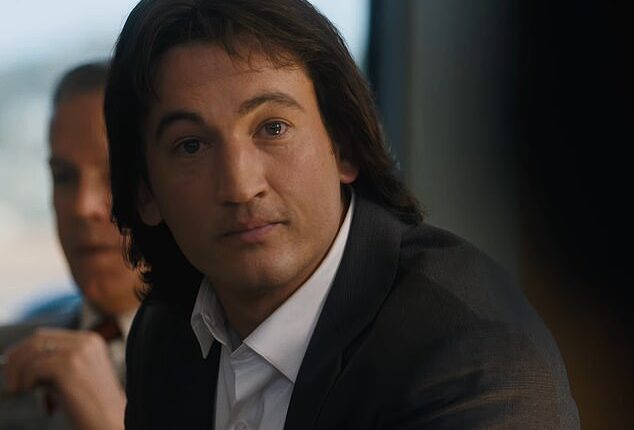 Miles Teller has undergone a drastic transformation for his role in the upcoming Michael Jackson biopic by growing his hair out