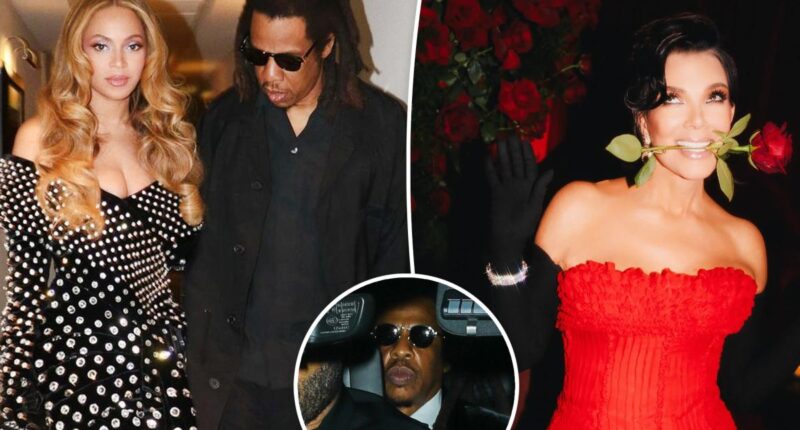 How Beyoncé and Jay-Z snuck into Kris Jenner's star-studded 70th birthday party