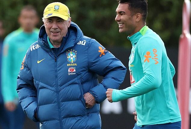New Brazil manager Carlo Ancelotti described Casemiro as his 'most important' player on the weekend
