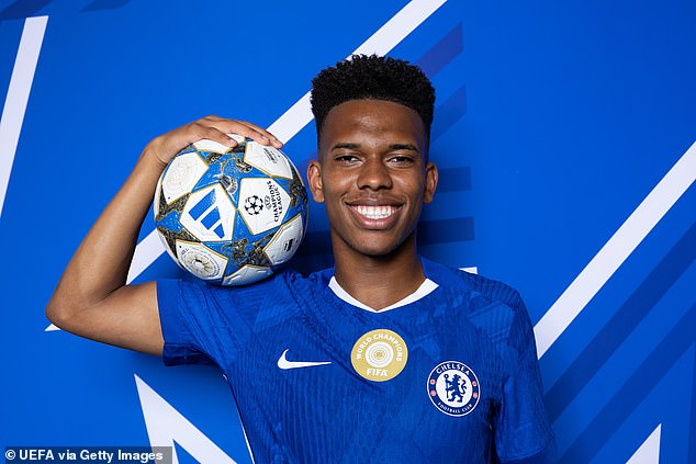 Estevao Willian officially joined Chelsea from Palmeiras earlier this year after turning 18, in a deal that could rise to £55million