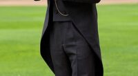David Beckham wore a morning suit designed by his wife and inspired by a picture of King Charles for his investiture on Tuesday morning