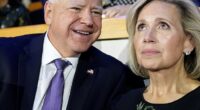 Governor Tim Walz, who was attacked by President Donald Trump over his handling of this, defended himself by saying he is advancing new strategies to detect fraud. He is pictured with his wife Gwen