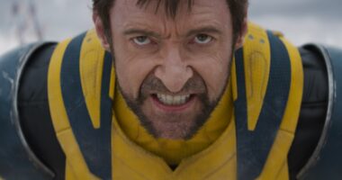 Hugh Jackman as Wolverine/Logan in 20th Century Studios/Marvel Studios' DEADPOOL & WOLVERINE. Photo courtesy of 20th Century Studios/Marvel Studios. © 2024 20th Century Studios / © and ™ 2024 MARVEL.