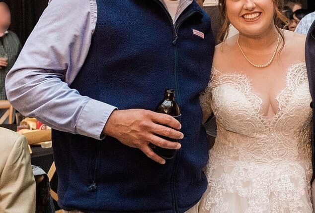 Tarlie (pictured right) met Julio (left) on her hen's party and invited him to her wedding. She was surprised when he turned up - but loved that he danced with her mum and grandmother