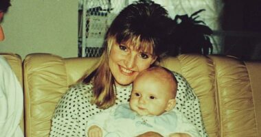 Melinda Freeman (pictured with her infant son) was allegedly murdered in 1991