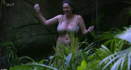 Kelly Brook raised eyebrows on Thursday's episode of I'm A Celebrity after declaring she has weed in the jungle shower