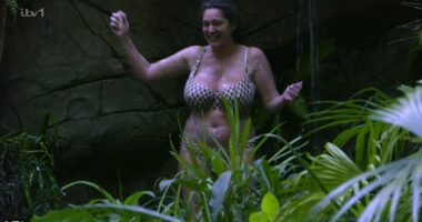Kelly Brook raised eyebrows on Thursday's episode of I'm A Celebrity after declaring she has weed in the jungle shower