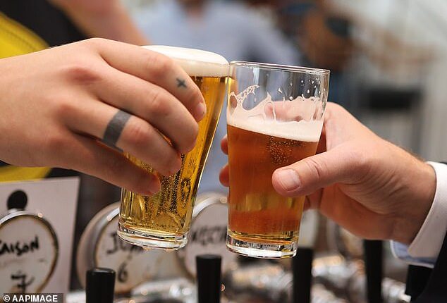 'If you really want to set the stage for yourself long-term, limit or remove alcohol,' he explained in the beginning of the video (stock image)