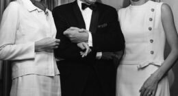 Alice Kessler, Frank Sinatra, Ellen Kessler pictured in the early 1960s in Las Vegas