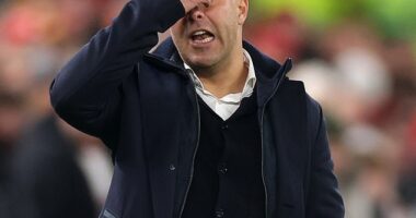 Arne Slot is lost for answers as Liverpool crash to defeat against PSV Eindhoven at Anfield in midweek - their ninth loss in 12 games