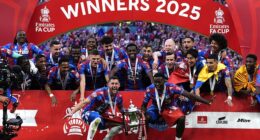 Crystal Palace won their first trophy in their 120-year history with last season's FA Cup triumph