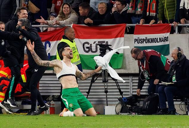 Troy Parrott was the hero for Ireland once again today, scoring a hat-trick to secure his country a World Cup play-off place