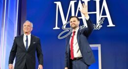 Vice President JD Vance joined HHS Secretary Robert F. Kennedy Jr. for his first Make America Healthy Again Summit in Washington, DC on Wednesday, November 12, 2025
