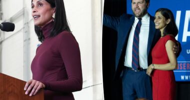 JD Vance's wife, Usha, addresses divorce speculation after being seen without wedding ring