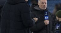 Jamie Carragher was stopped from joining Borussia Dortmund fans in the away end during their Champions League clash against Manchester City