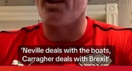 Jamie Carragher has weighed in on the country's political situation and slammed Brexit