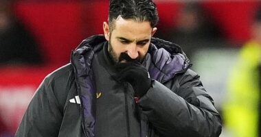 Ruben Amorim was called out by Jamie Carragher for his dogged commitment to his formation