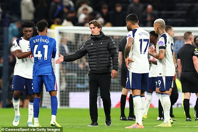 The hosts were lifeless in attack, mustering just a single shot on target - Mohamed Kudus’ tame effort in the fifth minute of first-half added time - compared to Chelsea’s nine