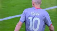 Jamie Vardy wore his wife Rebekah's nickname on the back of his Cremonese shirt on Sunday