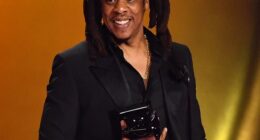 A paternity suit filed against Jay-Z, 55, was officially dismissed with prejudice in California on Tuesday. Pictured in LA last year