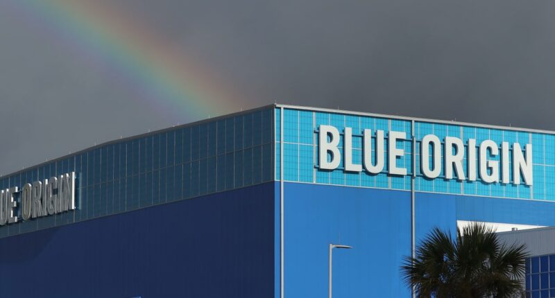 Jeff Bezos’s Blue Origin matches SpaceX as it lands its mega-rocket’s booster