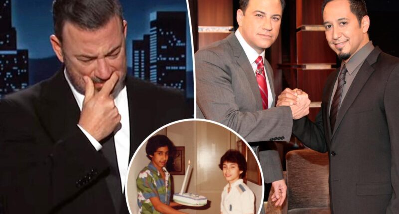 Jimmy Kimmel breaks down in tears honoring late best friend Cleto Escobedo