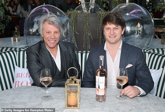 Jon Bon Jovi has become a grandfather again for the second time in a matter of weeks as his son Jesse Bongiovi, 30, revealed he has welcomed a new child (the father and son are seen in West Hollywood back in March 2019)