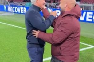 The two reunited 15 years after winning the Treble with Inter