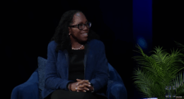 Ketanji Brown Jackson being interviewed.