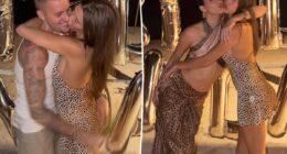 Justin Bieber, wife Hailey kiss at Kendall Jenner's party