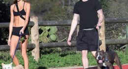 Kaia Gerber was spotted showcasing her supermodel assets when she surfaced for a sun-drenched Los Angeles hike with a male pal