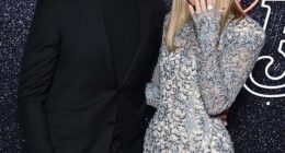 Kate Hudson and Hugh Jackman couldn't stop giggling as they posed together at the premiere of their latest movie Song Sung Blue in London on Friday